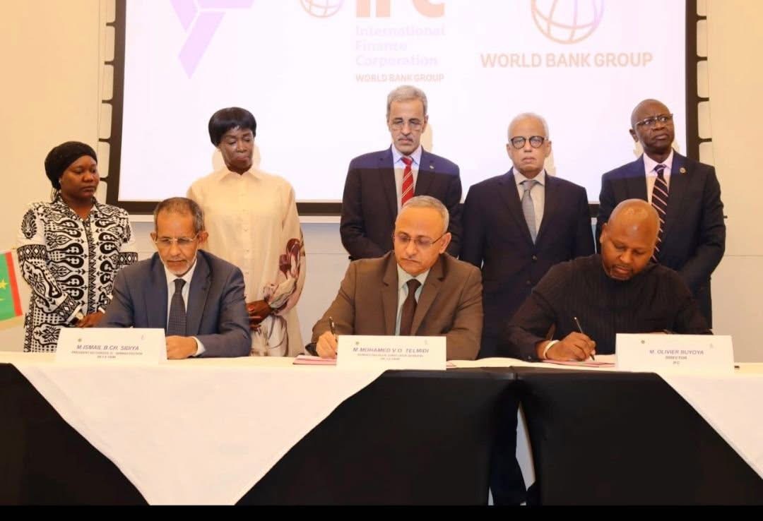 المهندس ولد اتليميدي : شراكتنا مع مؤسسة التمويل الدولية تدعم تنفيذ استراتيجية التنمية